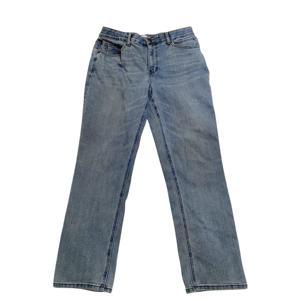 Gibson and Latimer Jeans 12 Stretch Waist Perfect Fit Light Wash High Rise